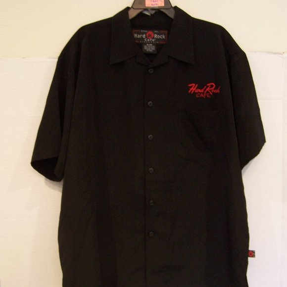 VTG HARD ROCK CAFE ATLANTA CAMP SHIRT S5062 - Picture 2 of 13